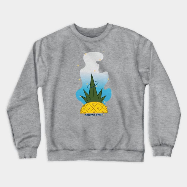 Spirited Pineapple Crewneck Sweatshirt by Delic Company